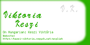 viktoria keszi business card